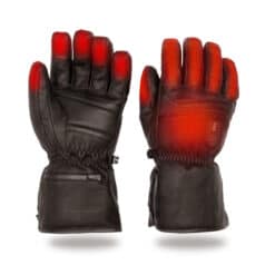 Gants chauffants cuir