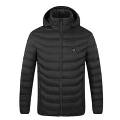 Heated jacket black