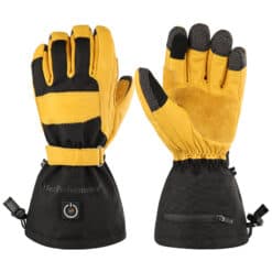 Heated work gloves