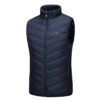 Heated body warmer men in dark blue