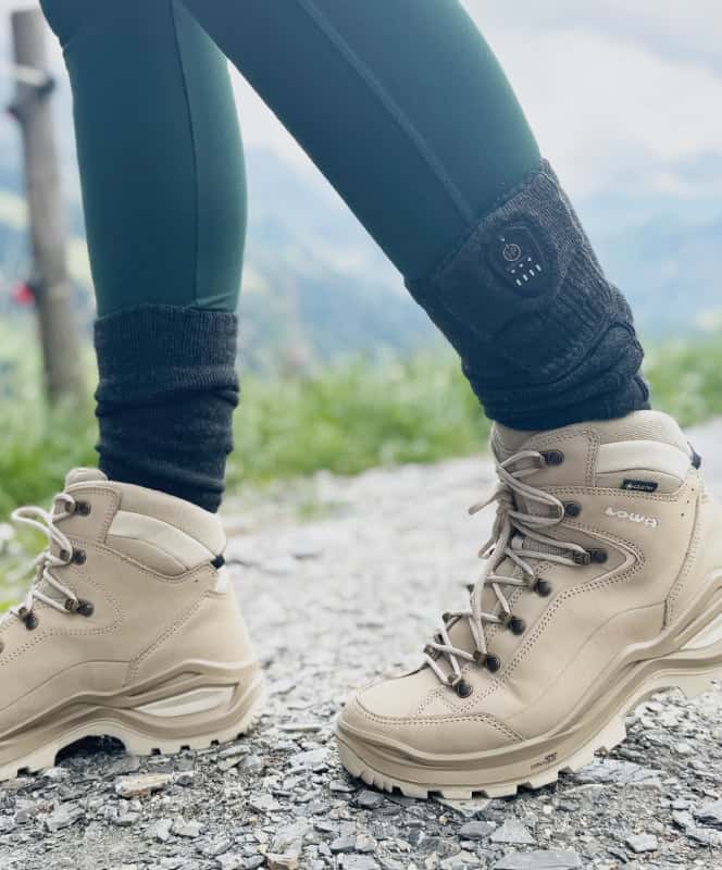 De beste verwarmde sokken van HP: Active thin sokken in wandelschoenen