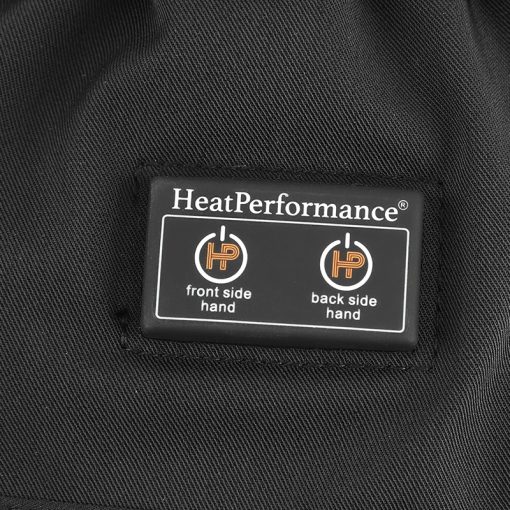 Bedieningsknop Dual Heating handschoenen – boven- en onderzijde van de hand apart instelbaar