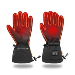 Uppvärmda handskar HeatPerformance® SUPREME med dual heating – synliga värmezoner på ovansida och handflata