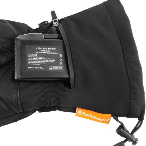 Batterijvak in de manchet van de verwarmde handschoenen HeatPerformance ULTIMATE