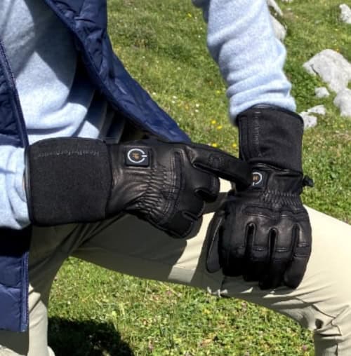 Erläuterung der Funktionsweise beheizbarer Handschuhe.